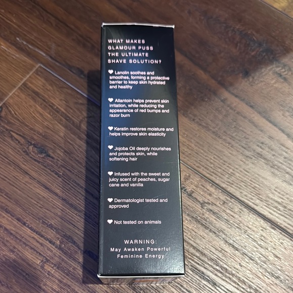 Booty Parlor NWT Glamour Puss Intimate Shave Cream 8 oz. - Picture 4 of 6